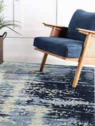 Amer Rugs Hermitage HRM-1 Blue Sapphire