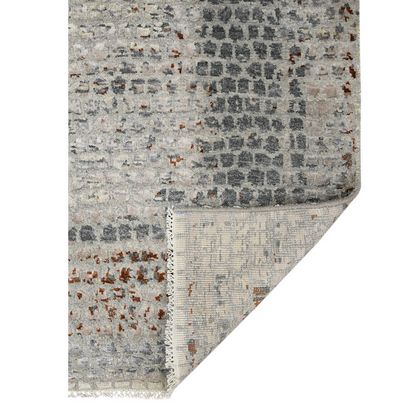 Amer Rugs HRM-8 Hermitage - Light Gray - Back View