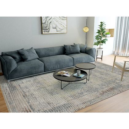 Amer Rugs HRM-8 Hermitage - Light Gray - Room View