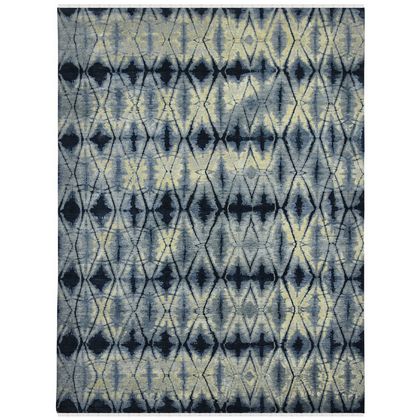 Amer Rugs HRM-9 Hermitage - Blue Sapphire - Vertical View