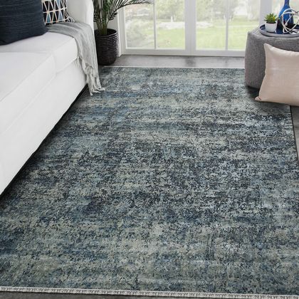 Amer Rugs MYS-25 Mystique - Blue - Room View