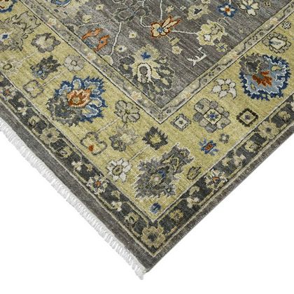 Amer Rugs NUI-46 Nuit Arabe - Taupe - Corner View