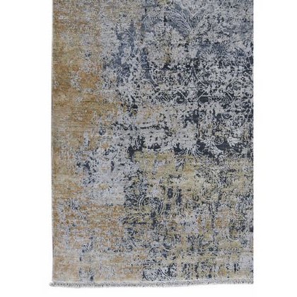 Amer Rugs PEA-56 Pearl - Gray/Gold - Vertical View #1