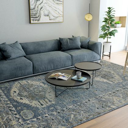 Amer Rugs WIL-1 Willow - Blue - Room View