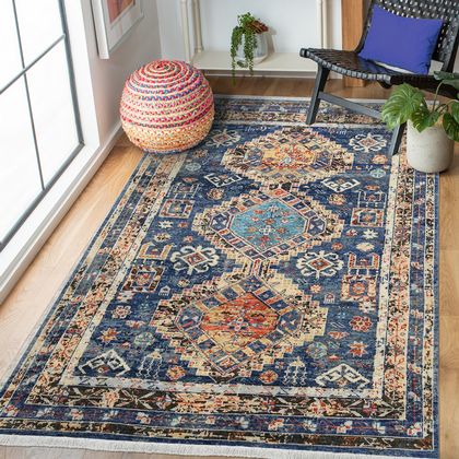 Amer Rugs WIL-5 Willow - Blue - Room View