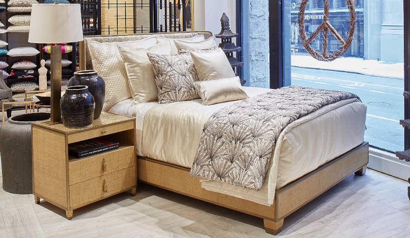 Ann Gish Designs Hammered Duvet & Coverlet & Box Spring Cover & Pillow & Sham Collection - Room View.