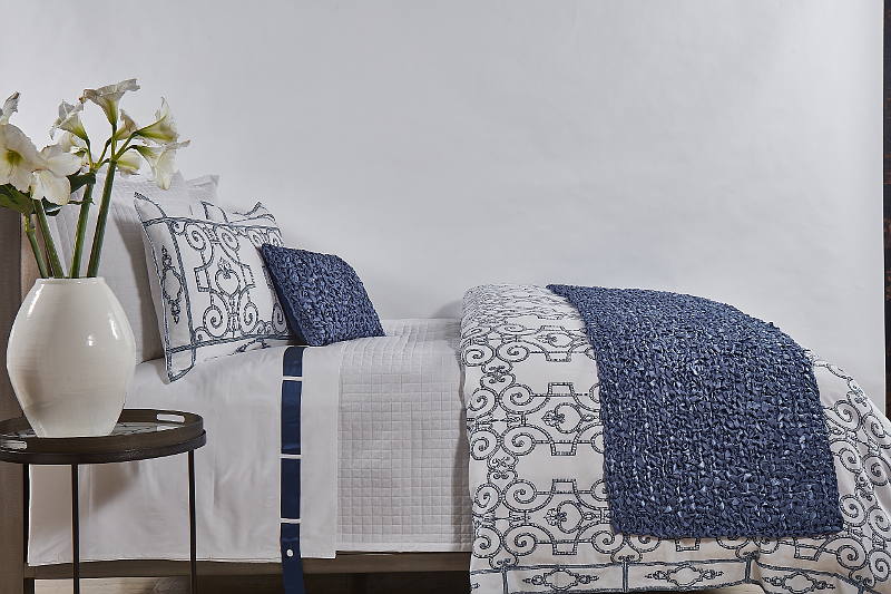 Ann Gish Iron Gate & Ready-To-Bed Linen/Cotton Art of Home Bedding Collection