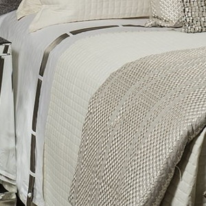 Ann Gish Linen Cotton Ready-to-Bed Quilted Coverlet
