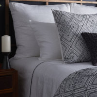 Ann Gish Designs - Pavilion Coverlet & Sham & Boxed Pillow