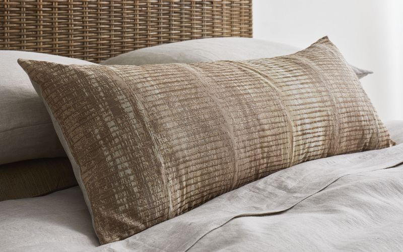 Ann Gish Designs Sahara Throw & Pillow Collection - Room View.