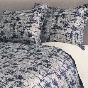 Ann Gish Art of Home Scratch Collection - Navy/Silver.