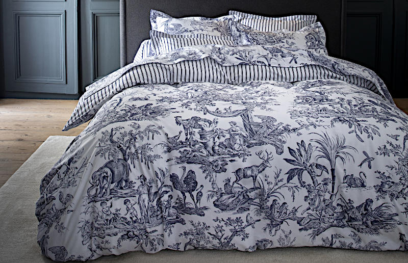 Anne de Solene Four Continents Bedding Collection - Room View.