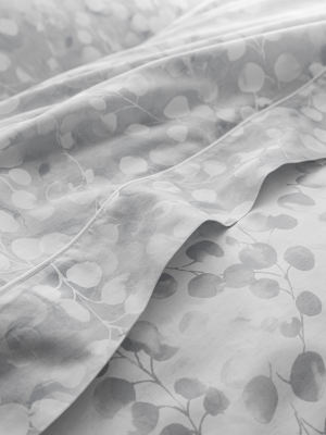 Anne de Solene Rosee Grey Bedding Collection - Sheeting View #1.