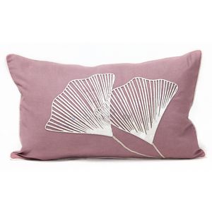 Fibre by Auskin Laser Cut Pillow - Ginko Bloom.