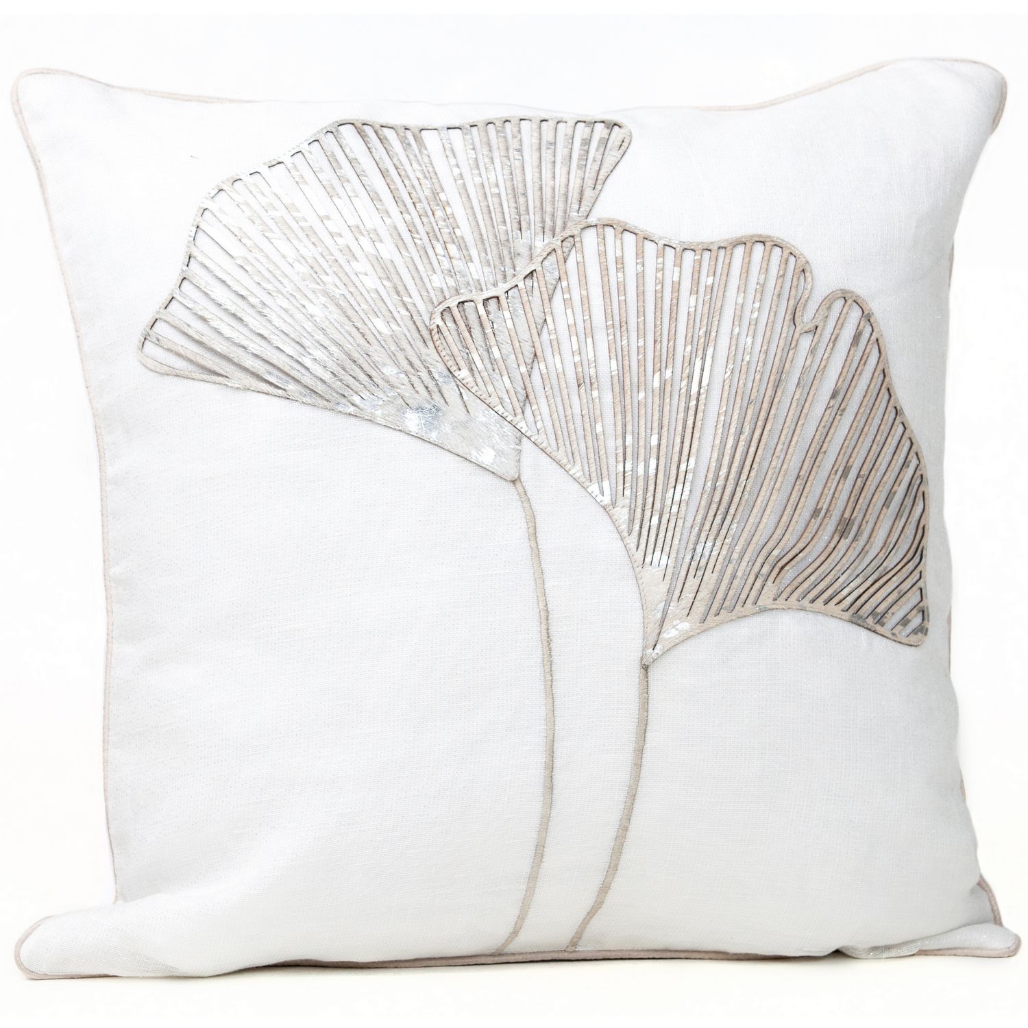Fibre by Auskin Laser Cut Cowhide Decorative Pillows