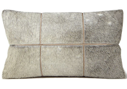 Fibre by Auskin Cowhide Parcele Decorative Pillows - Pepper
