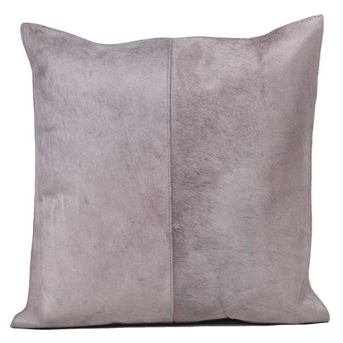 Fibre by Auskin Cowhide Dyed Grey Decorative Pillows