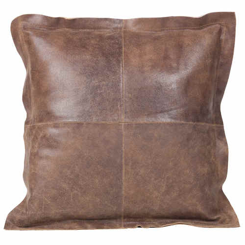 Fibre by Auskin Vintage Brown Cowhide Decorative Pillows - Square