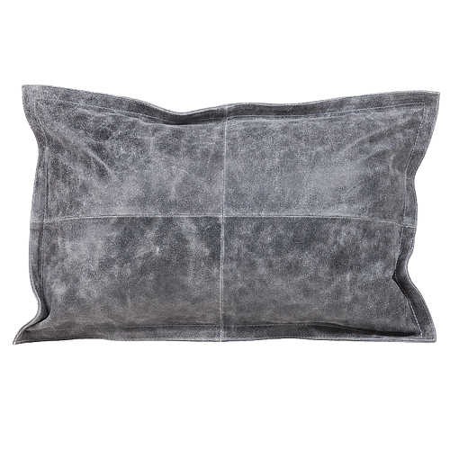 Fibre by Auskin Vintage Grey Cowhide Decorative Pillows - Rectangular