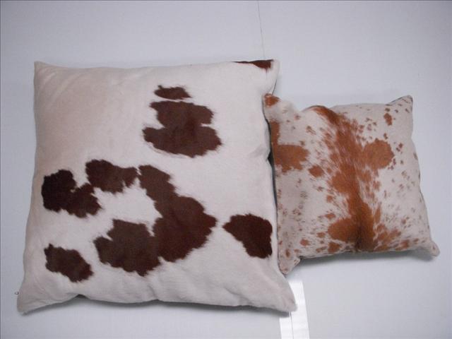 Spotted or Speckled Cowhide Decorative Pillow