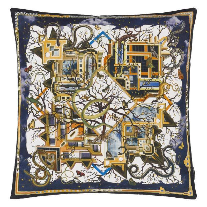 Christian Lacroix Archeologie Mosaique Decorative Pillow - Reverse