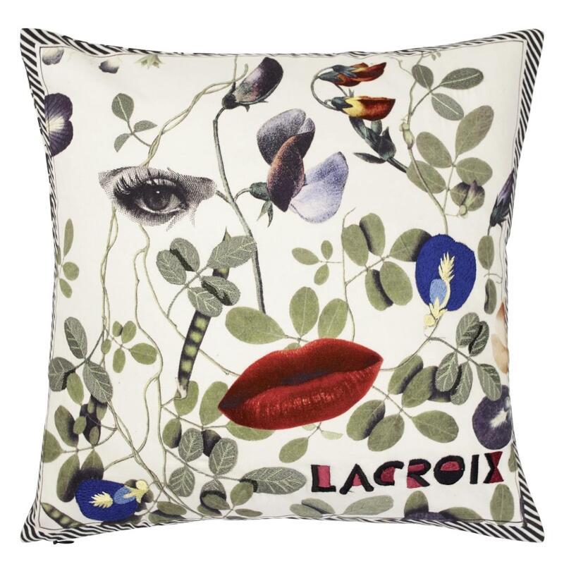 Christian Lacroix Dame Nature Printemps Decorative Pillow - Front