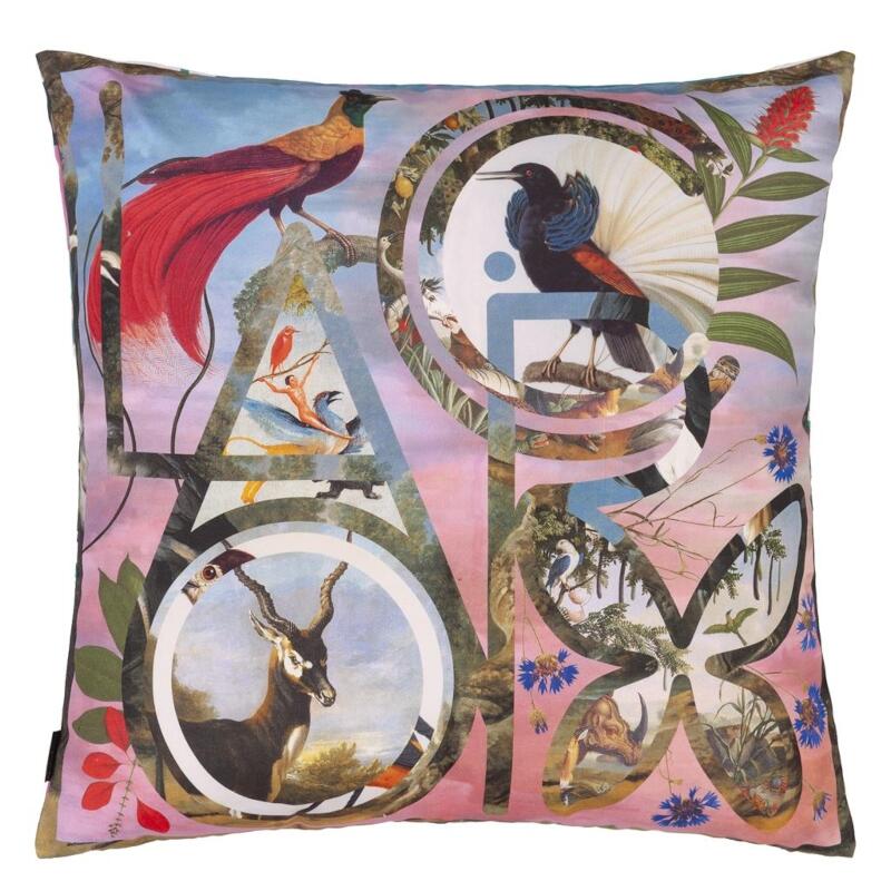 Christian Lacroix Lacroix Paradise Flamingo Decorative Pillow - Front