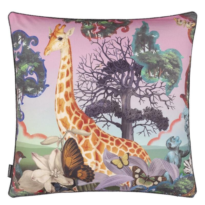 Christian Lacroix Novafrica Sunrise Flamingo Decorative Pillow - Front