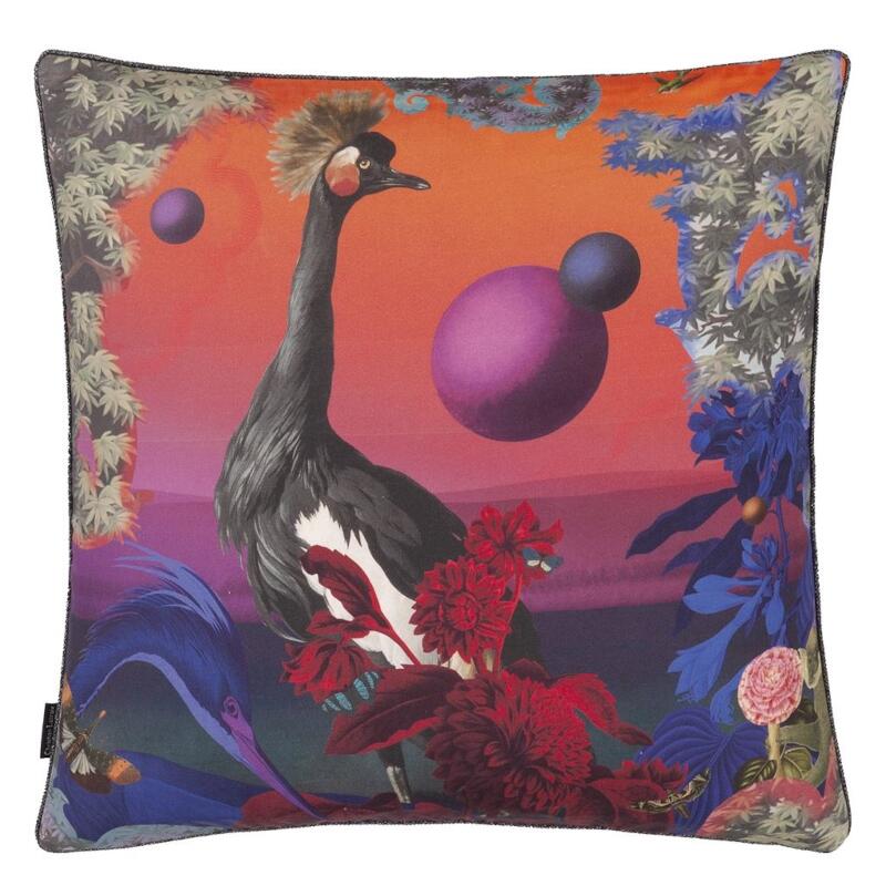 Christian Lacroix Novafrica Sunset Tangerine Decorative Pillow - Front