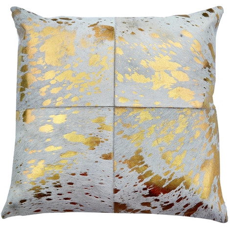 gold and silver decorative pillows