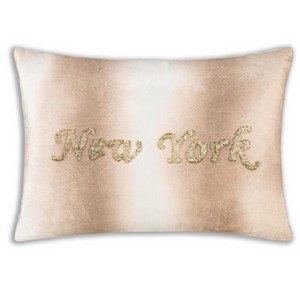Cloud9 Design NEWYORK01C-IVBG (14x20) Decorative Pillow