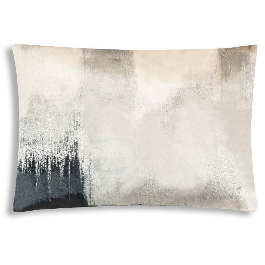 Cloud9 Design Lapis Grey Charcoal Decorative Pillows - 22x22