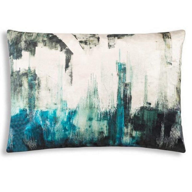 Cloud9 Design Lapis Multi-Color Decorative Pillow - LAPIS06C-MT (14x20)