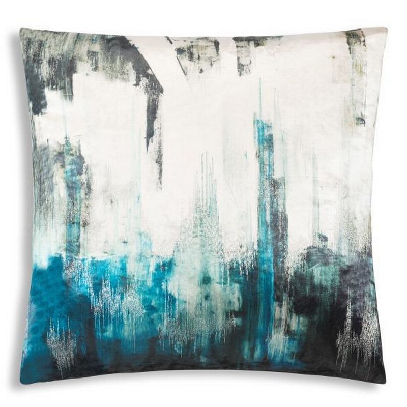 Cloud9 Design Lapis Multi-Color Decorative Pillow - LAPIS06J-TQ (22x22)