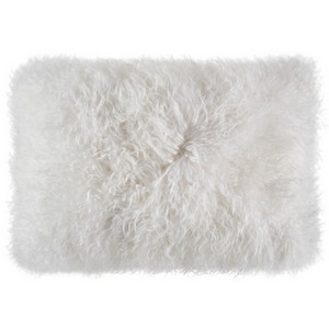  Cloud9 Design Luna LUNA01C-IV White (14x20) Decorative Pillow