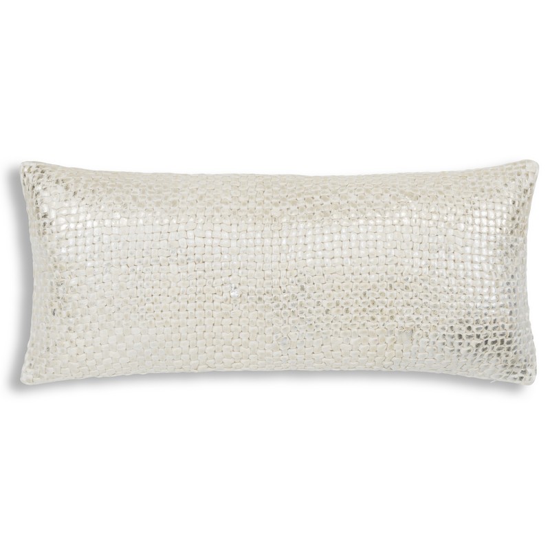 Cloud9 Design Mica Gold & Silver Decorative Pillow - MICA01E-GDSV (14x31)