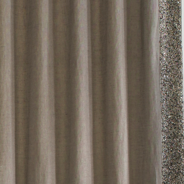 Cloud9 Design Ellie Drapery Panel - Grey Linen (Close Up).