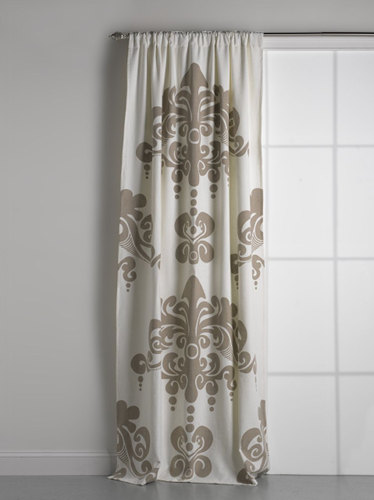 Couture Dreams Enchantique Ivory Cotton Window Curtain - View #2