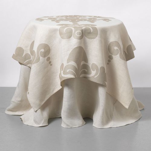 Couture Dreams Enchantique Jute Table Topper - Ivory