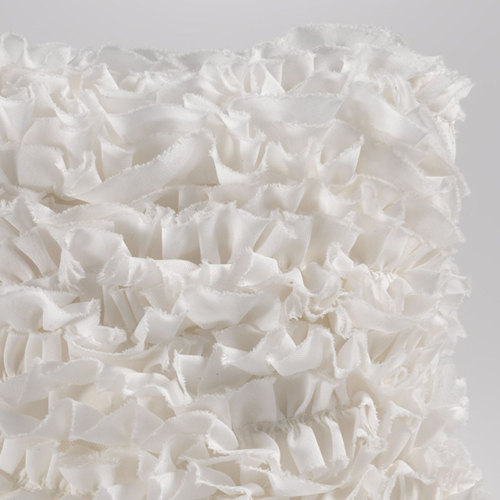 Couture Dreams Heavenly Ivory Decorative Pillow  - Close-up