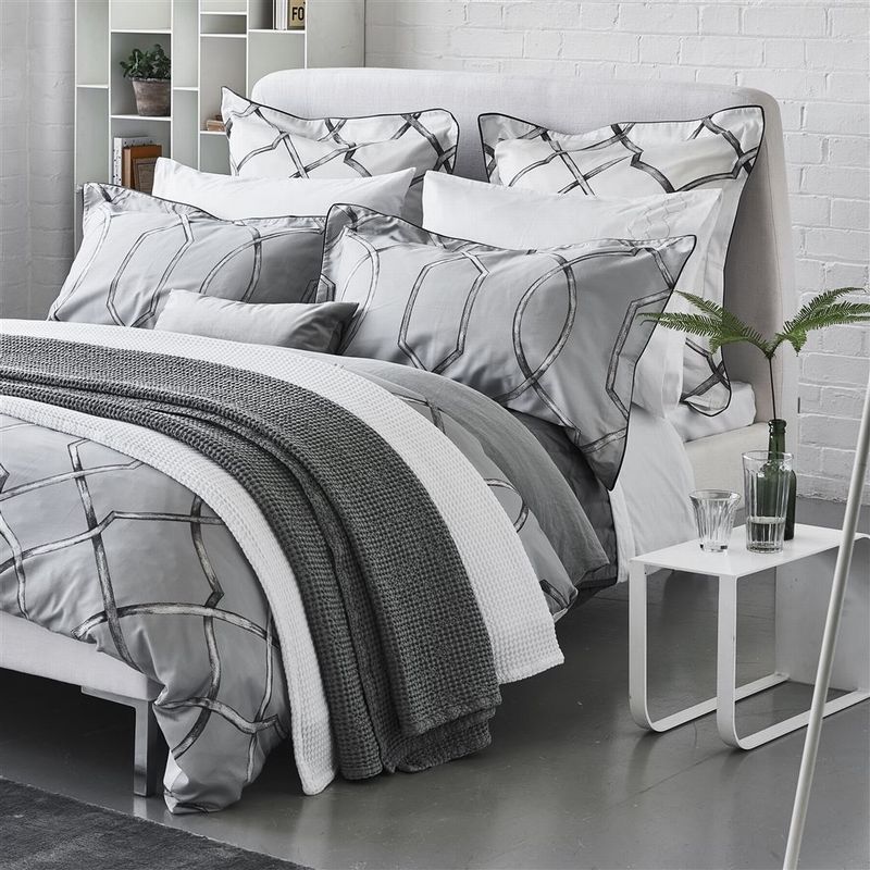Designers Guild Rabeschi Slate Bed Linen - Version #4.