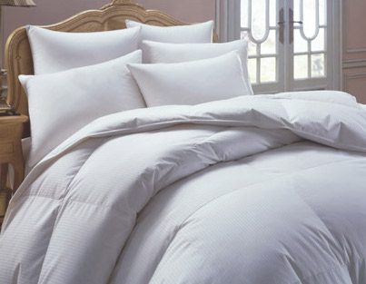Downright Damask down comforters and down pillows