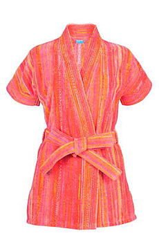 Elaiva Orange Shadows Beach Kimono.