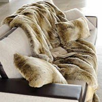 Evelyne Prelonge Luxe Faux Fur Bed Covers and Accessories