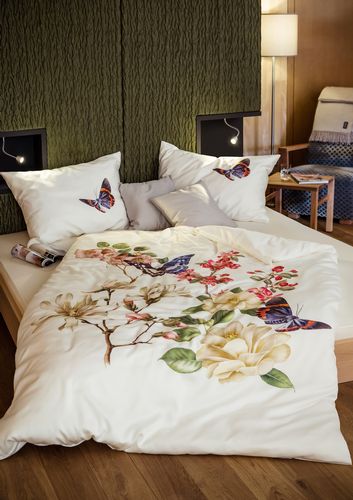 Hefel Bed Linen Butterfly Style on Tencel fabric.