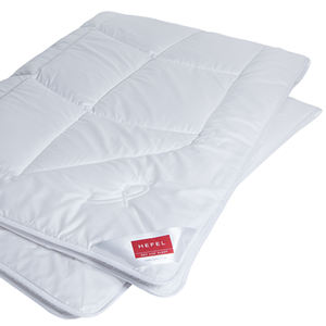 HEFEL Wellness Balance is the innovative newcomer in
the bedding market with the organic infrared Nexus fibre.