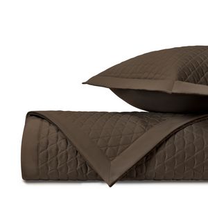 Home Treasures Anastasia Quilted Bedding Fabric - Chocolate.