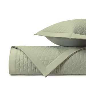 Home Treasures Anastasia Quilted Bedding Fabric - Crystal Green.