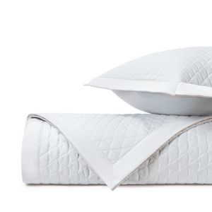Home Treasures Anastasia Quilted Bedding Fabric - White.