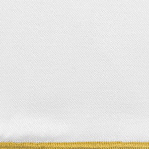 Home Treasures Arlo Table Linens Swatch - Honey/White.